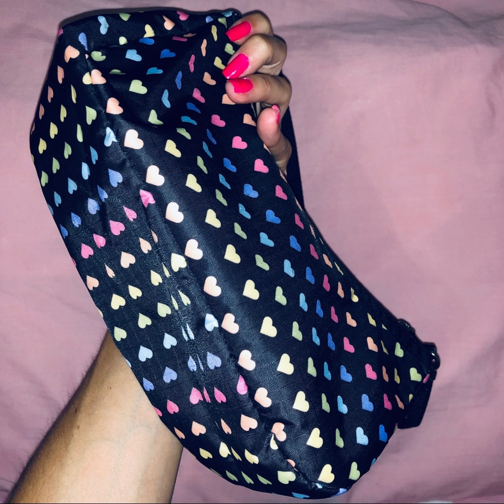 Lesportsac Tiny Heart Rainbow Pattern Purseurse S… - image 3